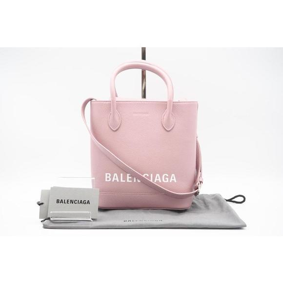 Balenciaga Ville XXS Leather 2way Shoulder Bag Pink White - Picture 1 of 10
